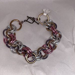 9 1/4" Long Chainmail Bracelet